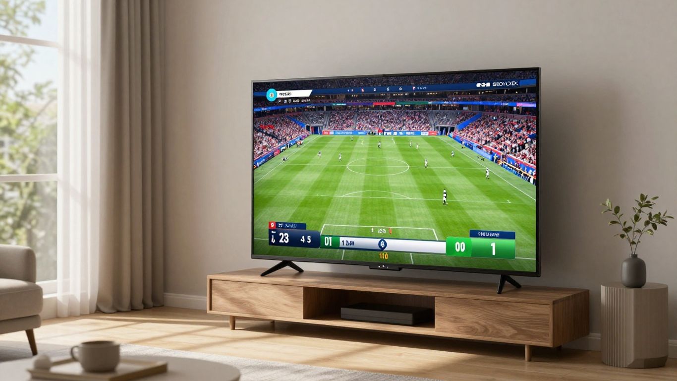 Moderne TV med sportsending