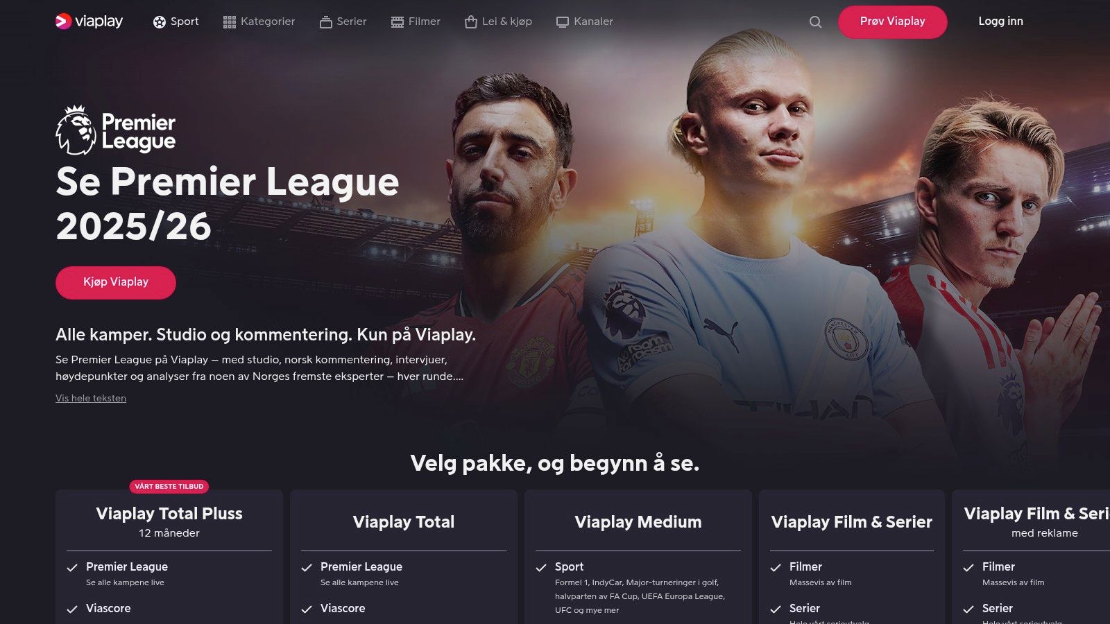 Viaplay Norge Norsk rettighetshaver